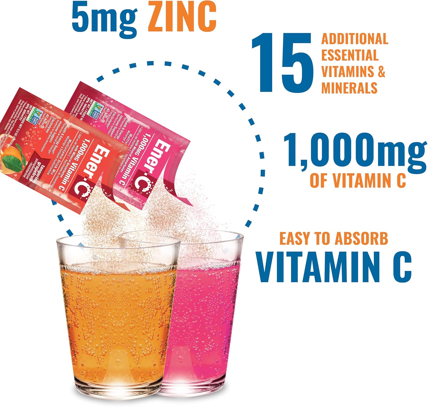 Ener-C Mezcla de Bebida Multivitamínica - Pack Surtido, 30 Sobres