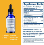 NativePath D3K2 Tincture – Vitamina D3 y K2 con Aceite MCT Orgánico – 30 dosis