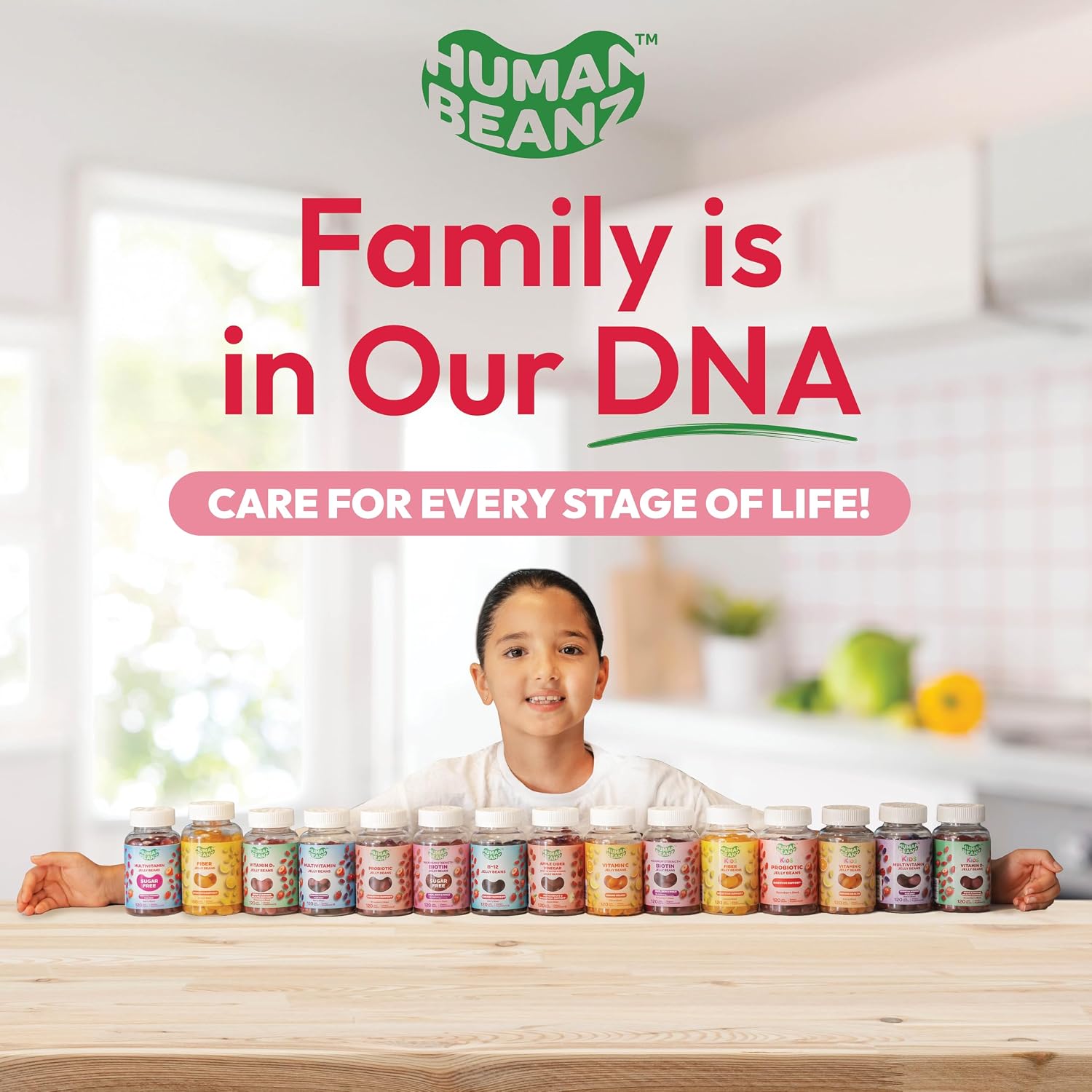 Human Beanz Vitamin D3 Gominolas Jelly Bean, 2000 IU, 120 Gominolas (Sabor Fresa)