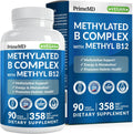 Complejo B Metilado con Metilfolato y B12 Metilcobalamina 1000 mcg - 90 Cápsulas