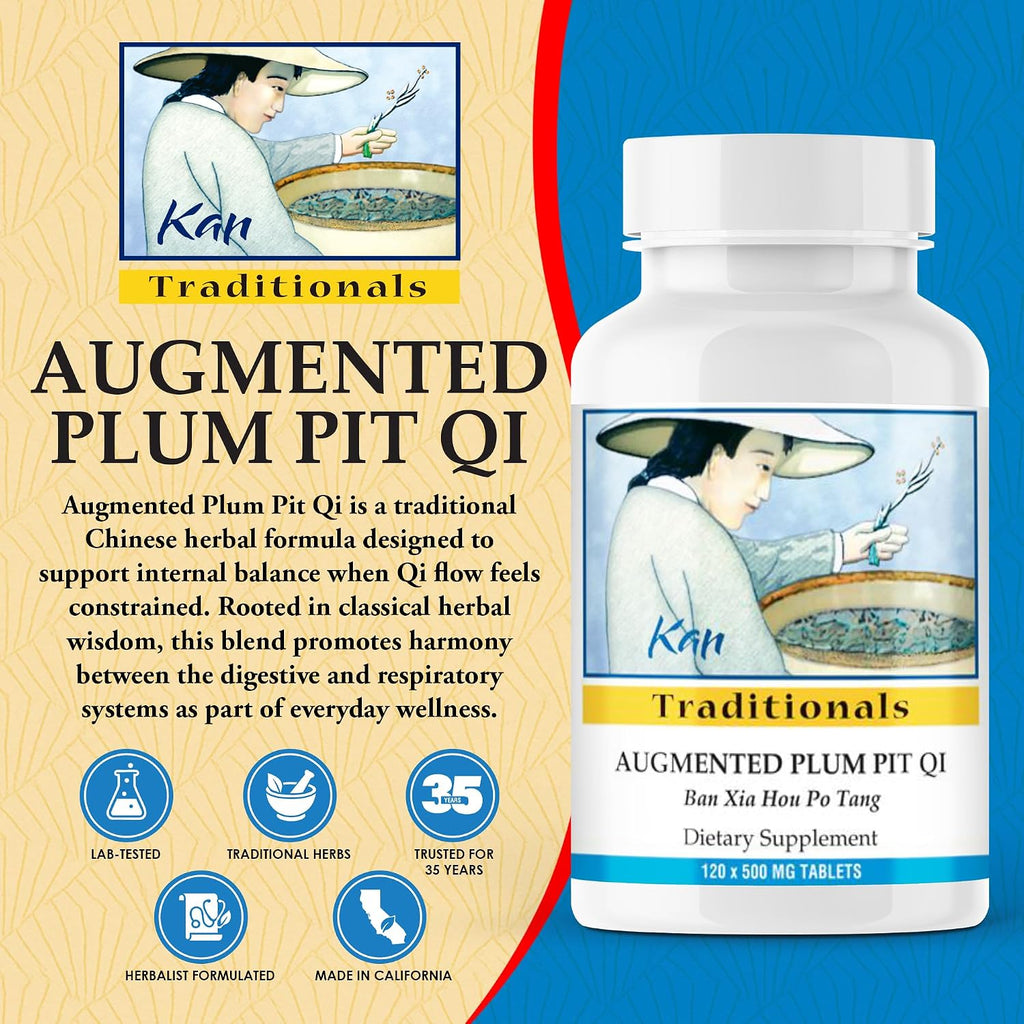 Kan Herbs - Plum Pit Qi Aumentado (120 comprimidos)