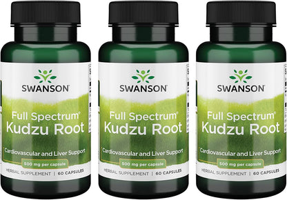 Swanson Full Spectrum Raíz de Kudzu - 60 Cápsulas, 500 mg – Image 8