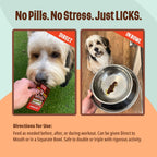 Licks Active Dog - Recuperación muscular y energía para perros activos - Aminoácidos, L-Carnitina, Glucosamina, Aceite de pescado Omega-3 y Vitamina B6 - Sobres líquidos sin pastillas - Sabor pollo - 15 sobres