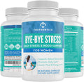 TRUTHENTICS Bye-Bye Stress - Suplemento para el Estrés y el Estado de Ánimo para Mujeres con Ashwagandha, GABA, Melisa, L-Teanina y Complejo B - Vegano - 60 Cápsulas