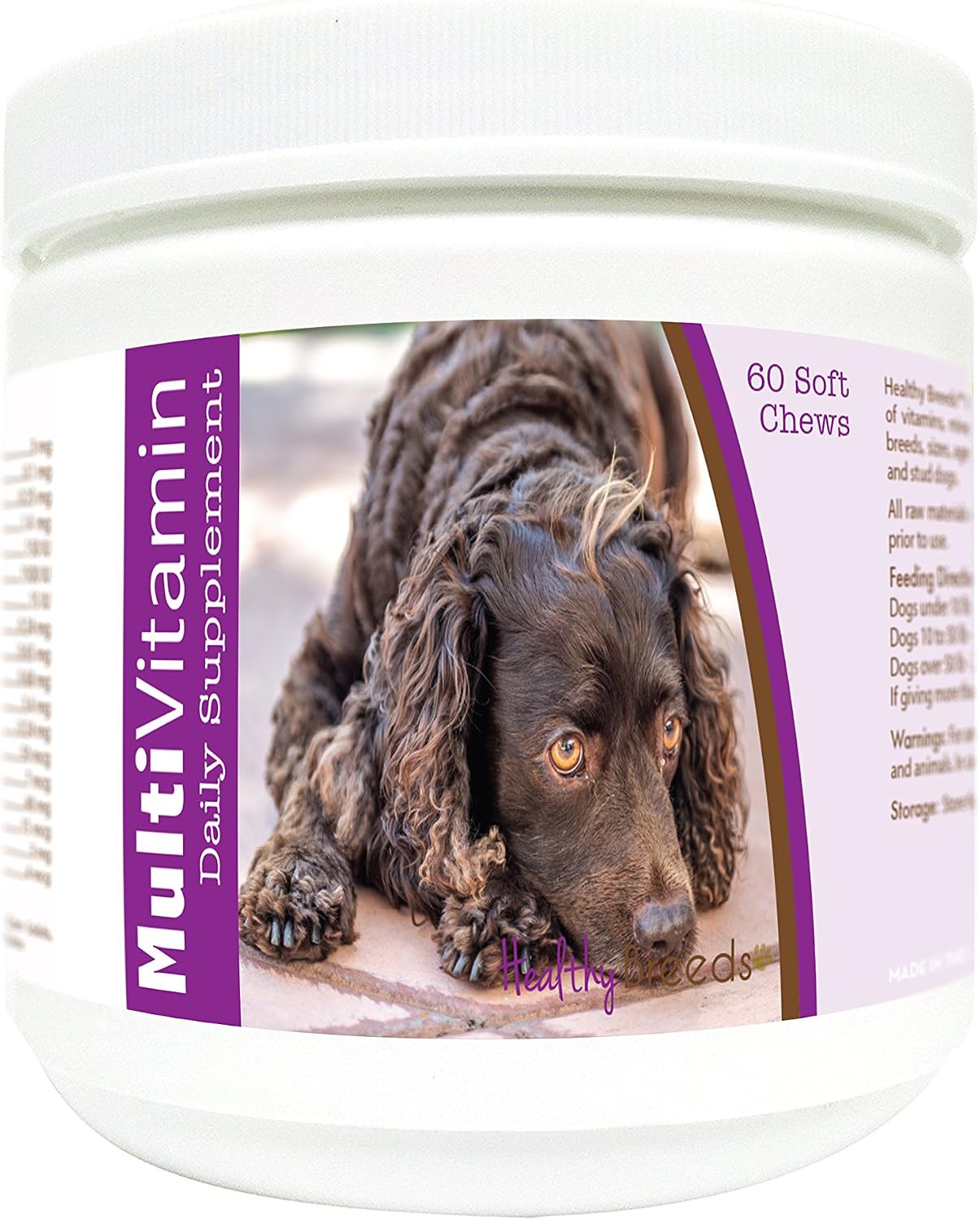 Healthy Breeds American Water Spaniel Multi-Vitamin Soft Chews 60 Count