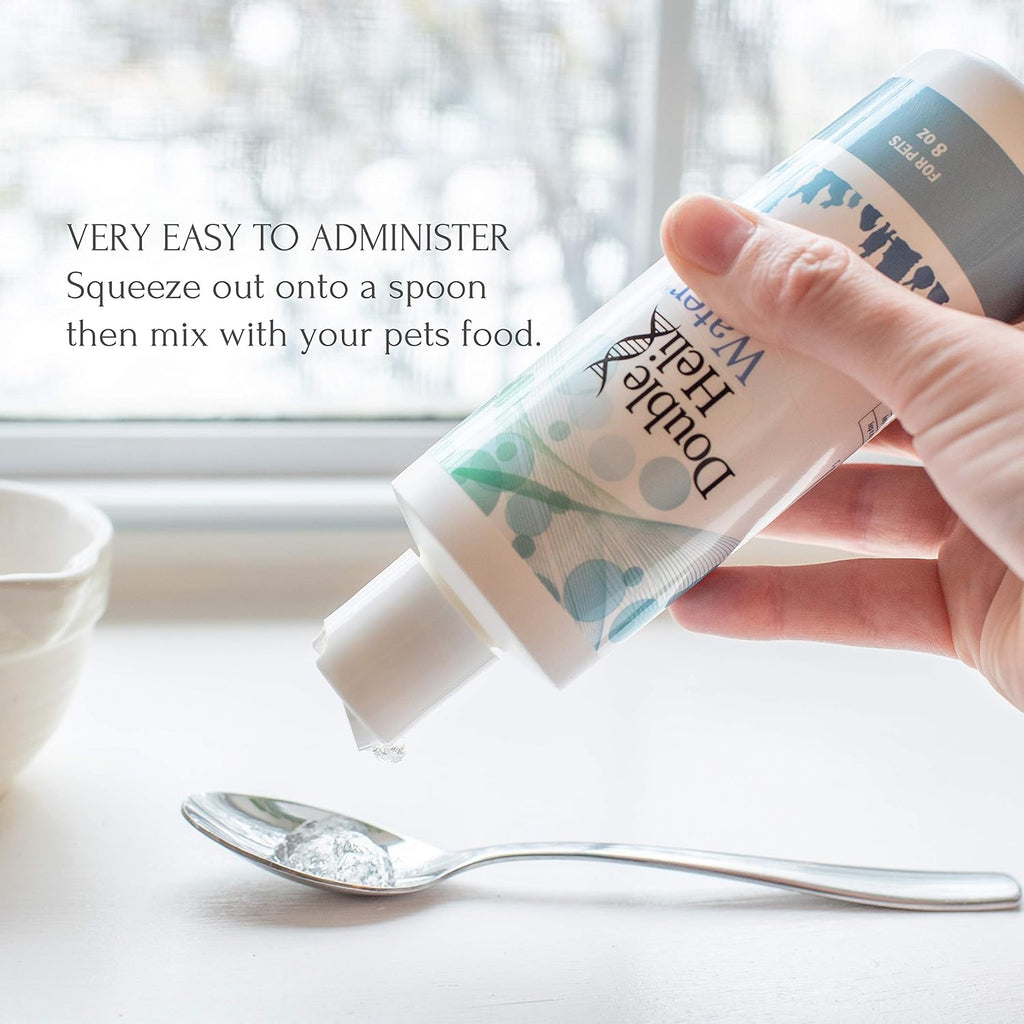 Double Helix Water para Mascotas - Suplemento Líquido para Perros y Gatos - 237 ml
