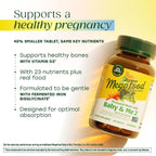MegaFood Baby & Me 2 Prenatal Multi Minis - 120 Tabletas - Vitaminas Prenatales con Colina y Metil Folato