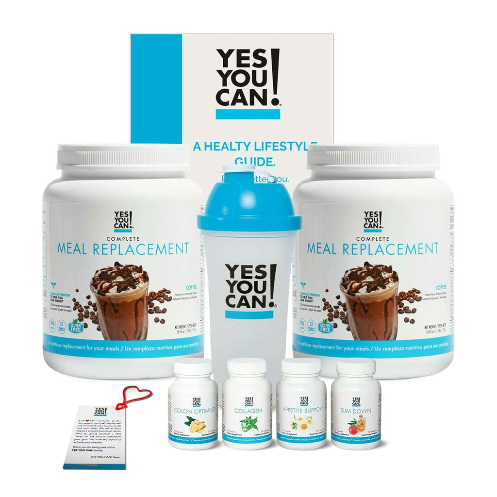 Yes You Can! Transformation Kit – Kit Completo de Sustituto de Comida y Suplementos (Café)