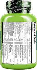 NATURELO Multivitamínico Integral para Mujeres 50+ (Sin Hierro) - 120 Cápsulas Veganas