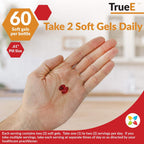 NatureCity True-E Vitamina E con Tocotrienoles y Alfa-Tocoferol Natural, 120 Cápsulas Blandas