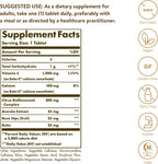 Solgar Ester-C Plus 1000 mg Vitamina C (Complejo de ascorbato), 60 tabletas - Suave para el estómago y no ácida - Apoyo antioxidante e inmunitario - No transgénico, vegano, sin gluten, kosher