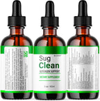 (5 Pack) Sug Clean Drops, Sug Clean, SugClean Drops, Sug Clean Support Drops, Sug Clean Supplement Drops, SugClean Supplement Support - Premium Formula All Natural Drops, 5 Bottles For 5 Months