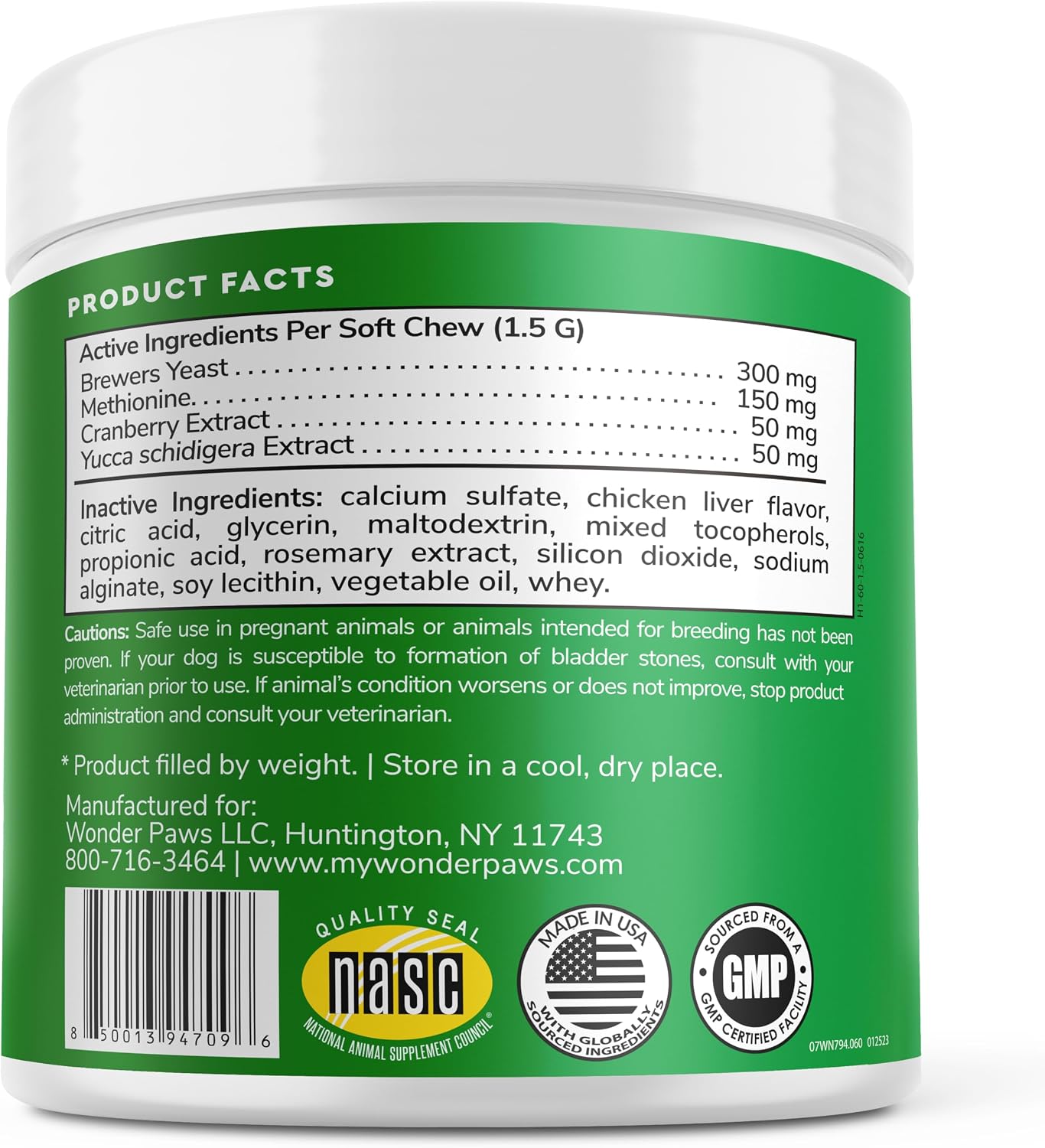 Grass Hero, Masticables para Evitar Manchas de Orina en el Césped – Neutraliza el pH – 60 unidades