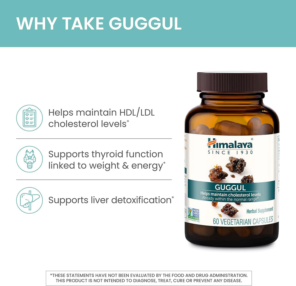 Himalaya Guggul Extract – 720 mg – 60 Cápsulas (Pack de 2)