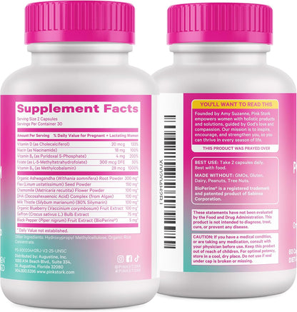Pink Stork Apoyo Emocional Posparto, 120 – Manzanilla: conocida por sus propiedades relajantes, contribuye a – Image 8