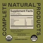 Organic Kelp Powder for Pets - 4oz - Pure Organic Kelp Powder by Complete Natural Products