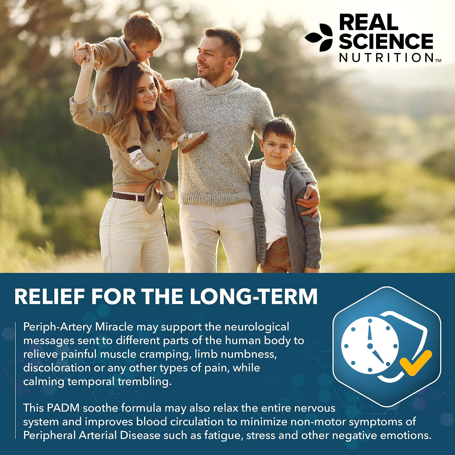 Real Science Periph-Artery – Suplemento Vascular para la Circulación y Fuerza Arterial – con Vinitrox y GABA – 60 Cápsulas