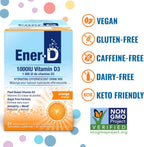 Ener-D Sugar Free Multivitamin Drink Mix - Sabor Naranja, 24 Sobres