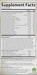 Garden of Life Organic Men's 40 Plus Multivitamin, 60 CT