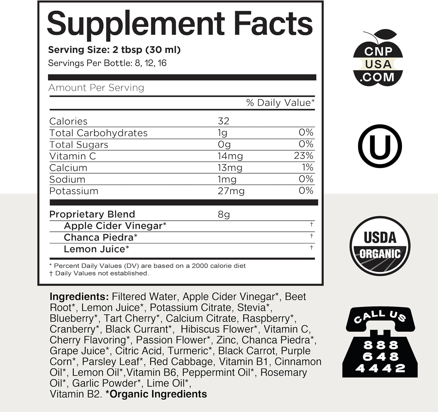Complete Natural Products Kidney Complete - Suplemento Líquido para Riñones, 473 ml