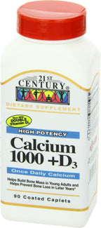 Calcio 1000mg con Vitamina D 800IU, 90 Comprimidos (Pack de 4)