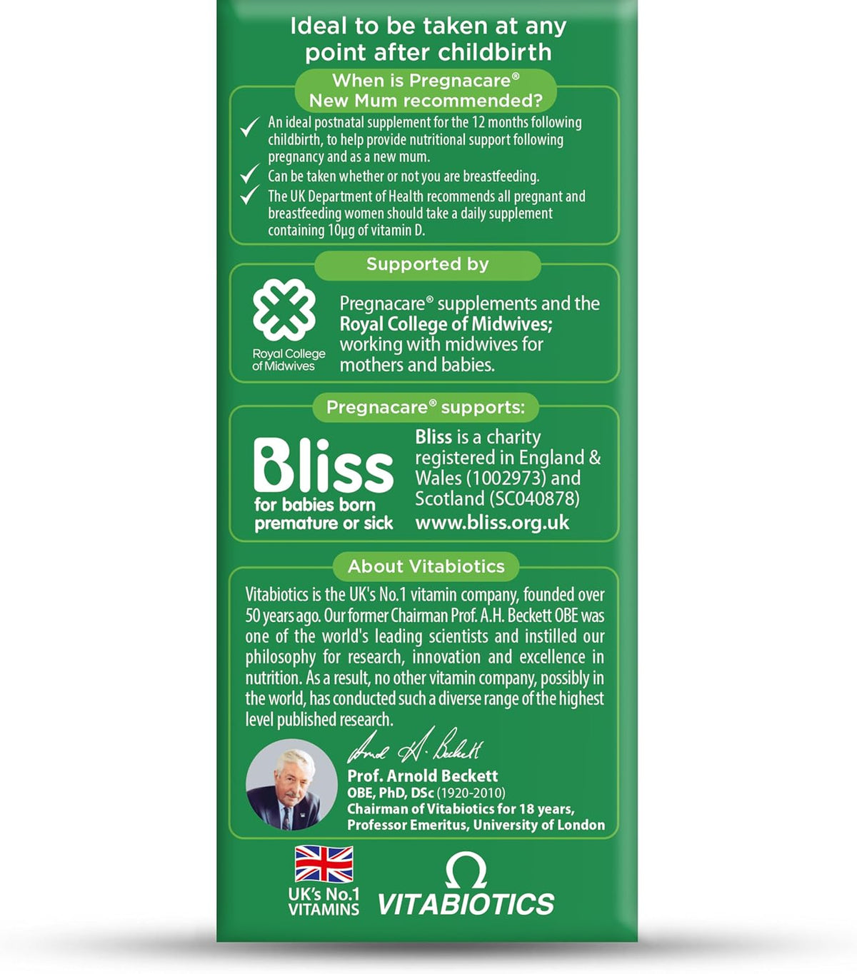 Pregnacare New Mum - 56 comprimidos – Biotina: una vitamina del grupo B que favorece el crecimiento del cabello y – Image 5