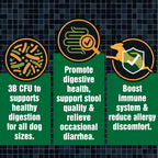 Probióticos para Perros - Alivio de Alergias y Picor - 3B UFC - 60 Masticables - Paws A Day