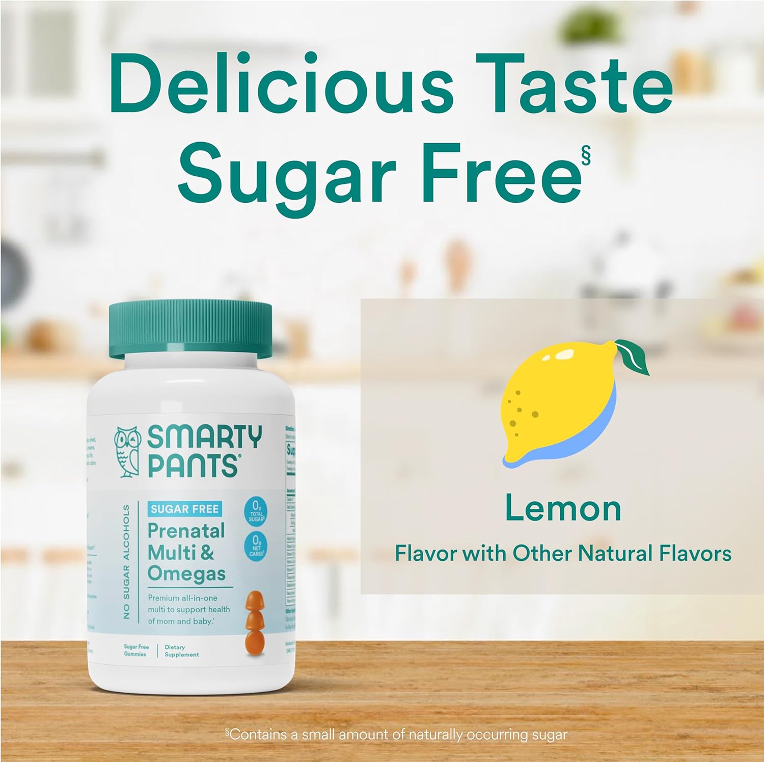 SmartyPants Prenatal Gominolas Multivitamínicas Sin Azúcar - 60 Unidades (20 Días)