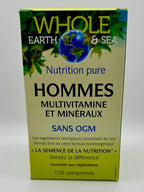 Natural Factors Whole Earth & Sea Multivitamínico y Mineral para Hombres - 120 Comprimidos (60 Dosis)