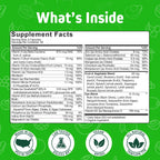 Herbtonics Whole Food Teen Vitamins - Multivitamínico para Adolescentes 12-18 Años - 60 Cápsulas Veganas