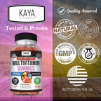 Kaya Naturals Multivitamínico en Gominolas para Adultos, 120 gominolas, Sabor Fresa