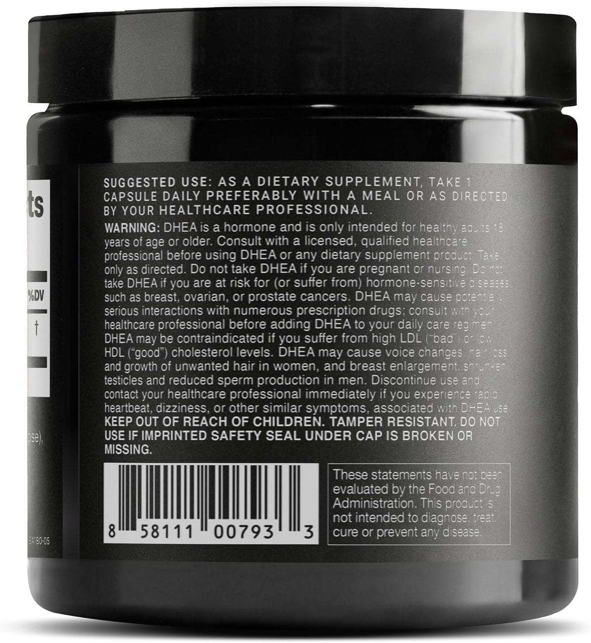 Toniiq Ultra High Strength DHEA 100mg - Suplemento de DHEA Micronizado de Alta Pureza - 180 Cápsulas – Image 8