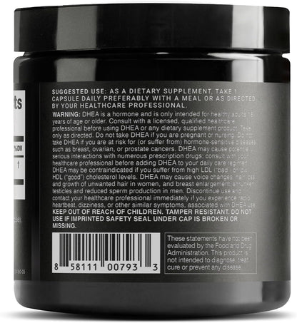 Toniiq Ultra High Strength DHEA 100mg - Suplemento de DHEA Micronizado de Alta Pureza - 180 Cápsulas – Image 8