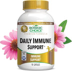 Botanic Choice Daily Immune Support - con Vitamina C, Saúco y Zinc - 90 Cápsulas
