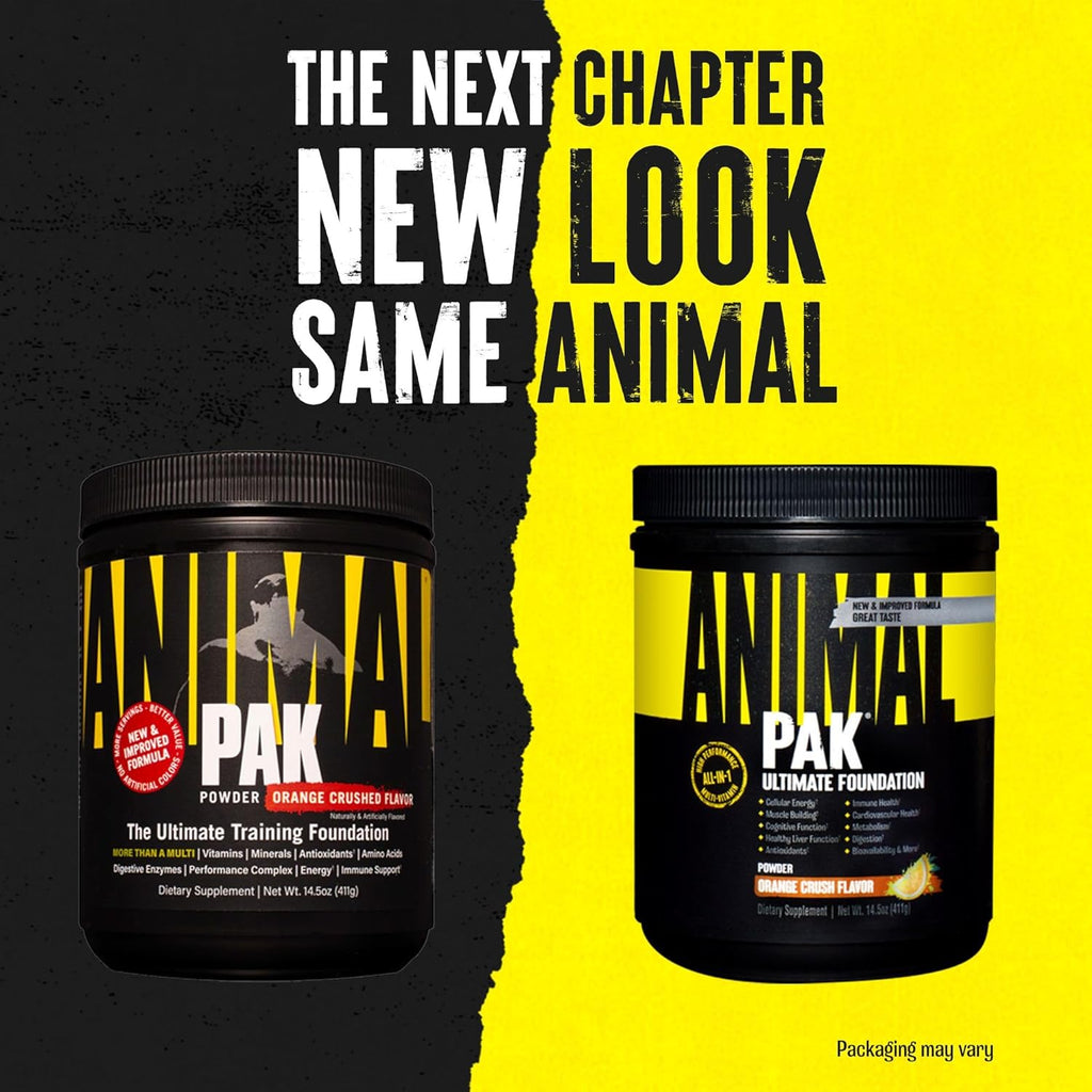 Animal Pak Multivitamínico en Polvo Orange Crush 60 Toma