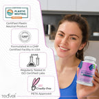 Teaveli Probiotic Blueberry Supplement con Arándanos Silvestres – 1000 mg/Serving – 60 Cápsulas