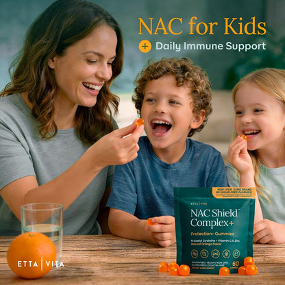 Gominolas de NAC sin Azúcar (Complejo Inmune) con Vitamina C y Zinc - Etta Vita – Image 3