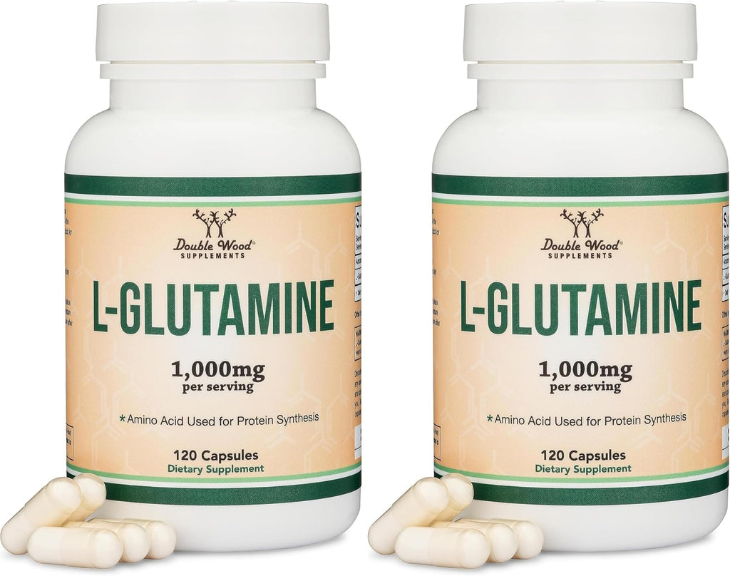L-Glutamina en Cápsulas - 1000mg por Ración (120 Cápsulas)