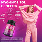 BMVINVOL Complejo de Inositol - Myo-Inositol y D-Chiro Inositol 40:1 con Berberina, Canela, Ashwagandha y Más - 150 Cápsulas