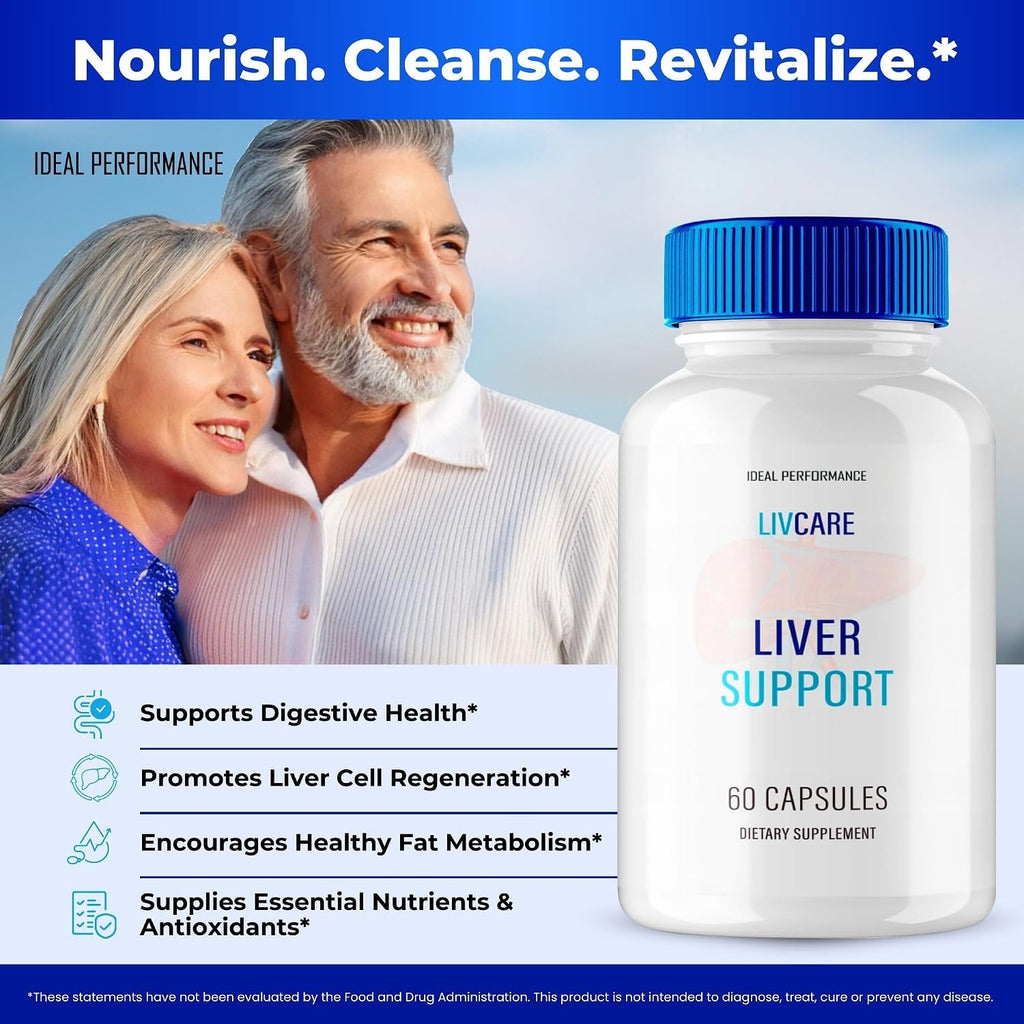LivCare Cápsulas - Suplemento Avanzado Todo Natural (3 Paquetes)