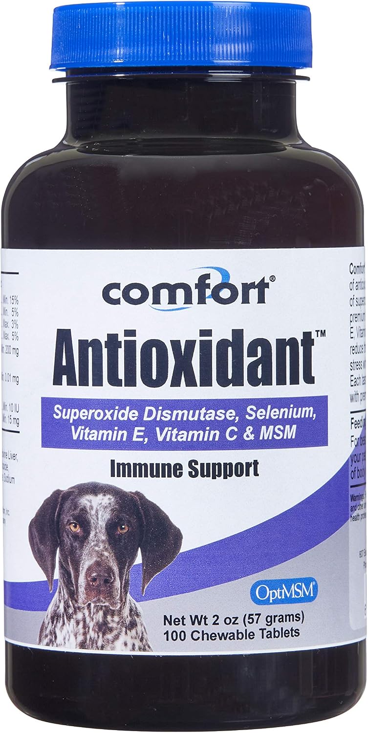 COMFORT Antioxidante para Perros – 350 Comprimidos – Apoyo Inmunitario y Reducción de Alergias Cutáneas