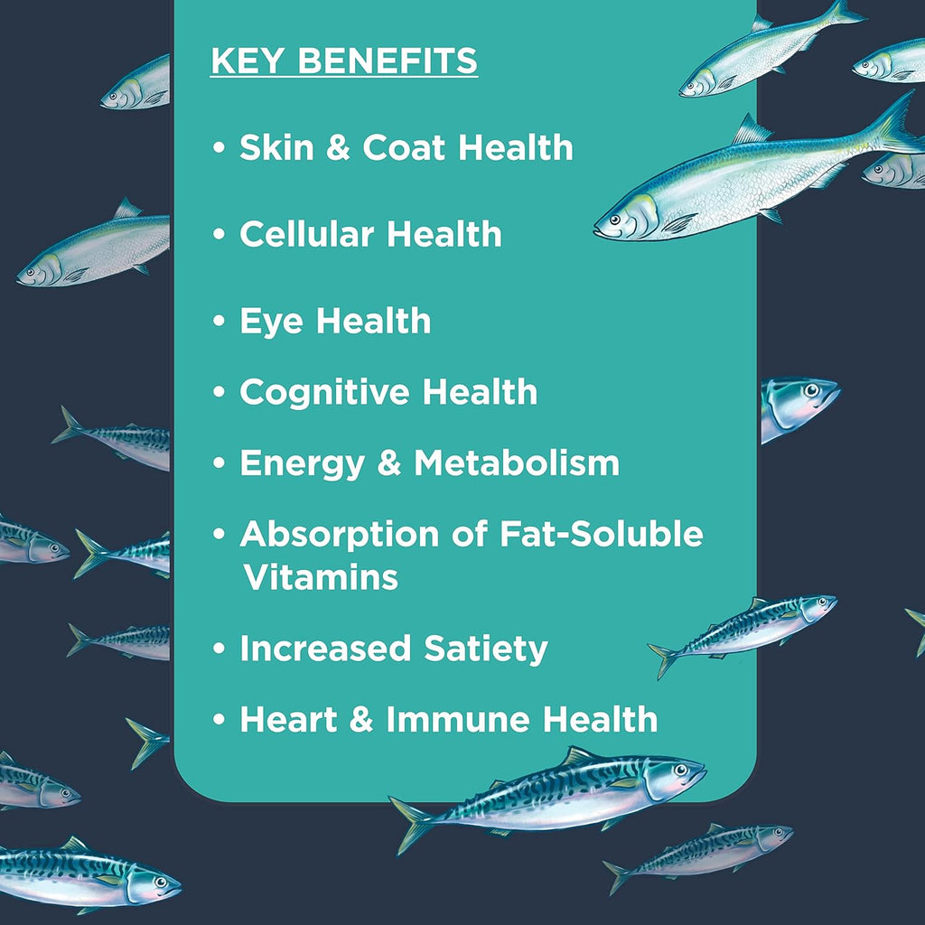 Nulo Omega 3-6-9 Aceite de Pescado para Perros y Cachorros – Apoya la Salud de la Piel, el Pelaje, las Articulaciones y el Corazón – 473 ml