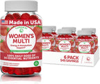 Lunakai Gominolas Multivitamínicas para Mujeres – 16 Vitaminas y Minerales, 6 Paquetes