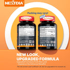 Nextdia Vitamina D3 20.000 UI + K2 (MK-4 y MK-7) 200mcg + Citrato de Calcio - Cápsulas blandas, 2 Paquetes (240 cápsulas)