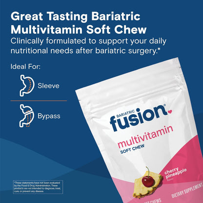 Bariatric Fusion Multivitamínico Masticable Bariátrico - Sabor Piña Cereza - 60 Unidades – Image 2