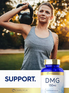 Carlyle DMG N-Dimetilglicina 150 mg | 180 Cápsulas