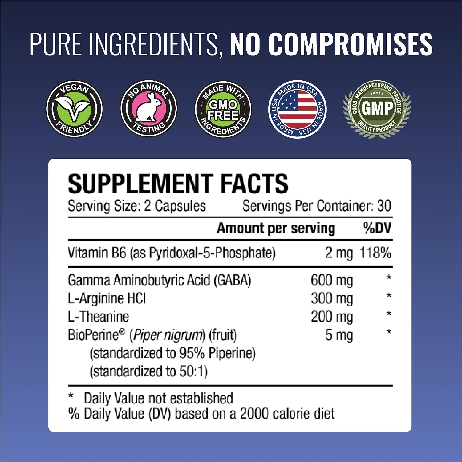 Approved Science GABA+ - Promueve la Calma, Mejora el Sueño, Equilibra el Estado de Ánimo - 360 Cápsulas Veganas