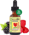CHILDLIFE ESSENTIALS Vitamin D3 Gotas para Bebés y Niños, 500 UI, Sabor a Bayas, 30 ml