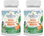 Nordic Naturals Gomitas de Vitamina C para Niños - Sabor Naranja Ácida - 60 gomitas - 250 mg por ración - Vegano