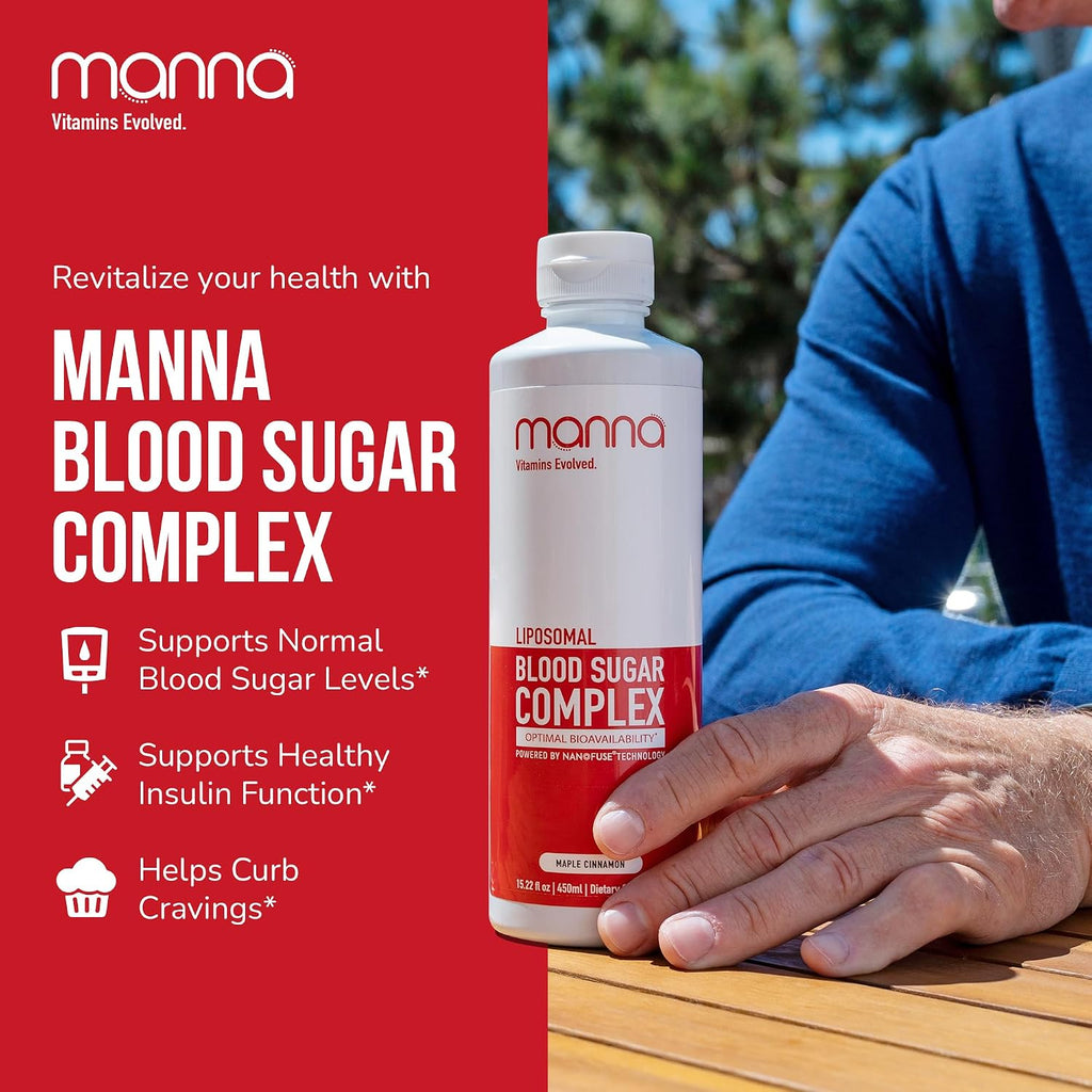 Manna Vitamins Evolved - Complejo Liposomal para el Azúcar en Sangre